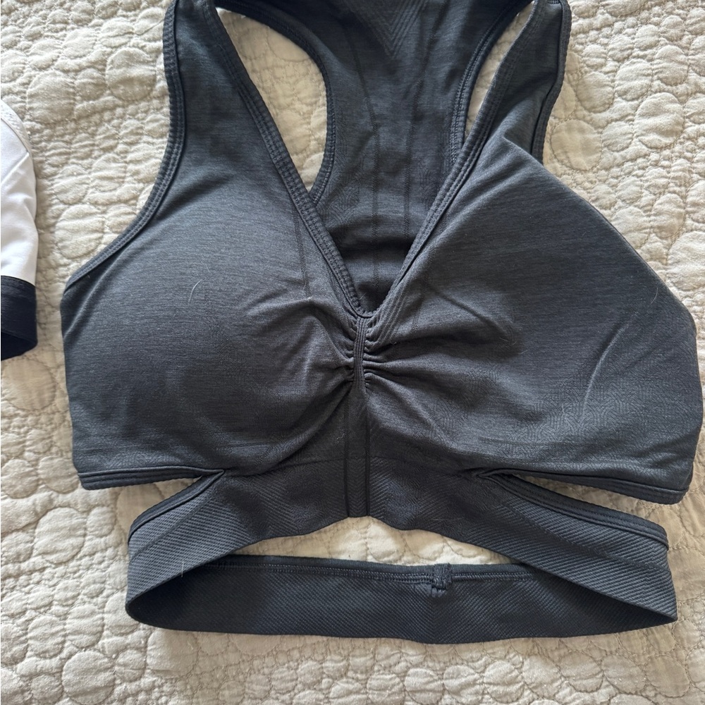 Alphalete Dark Gray Sports Bra